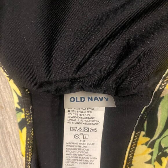 Old Navy Sunflower Print Swimsuit Bikini Top - Picture 4 of 5